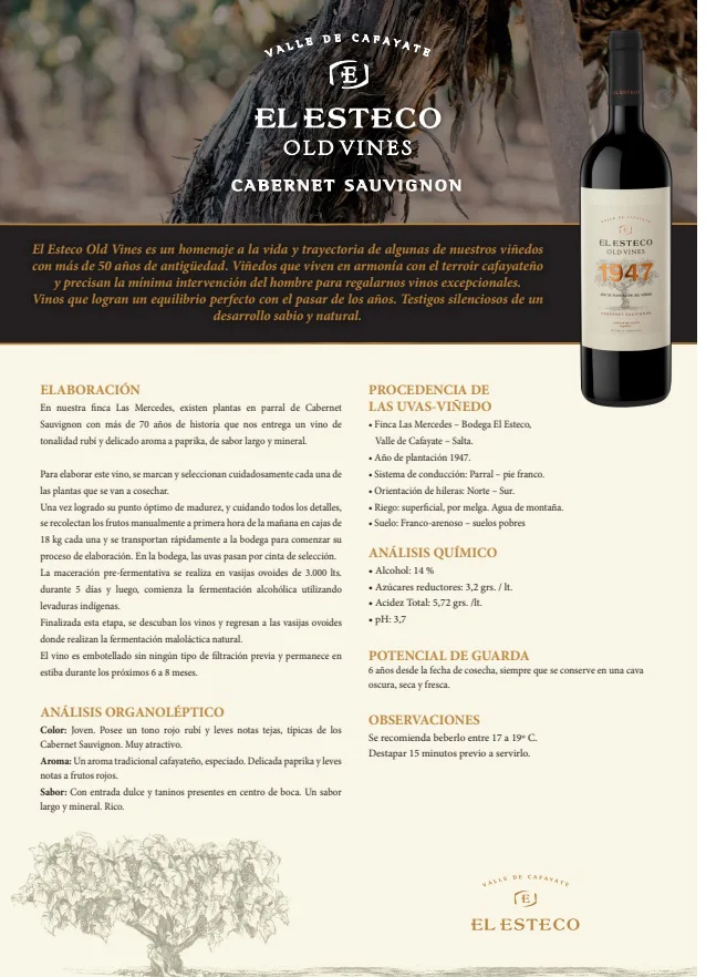 Old Vines Cabenert Sauvignon