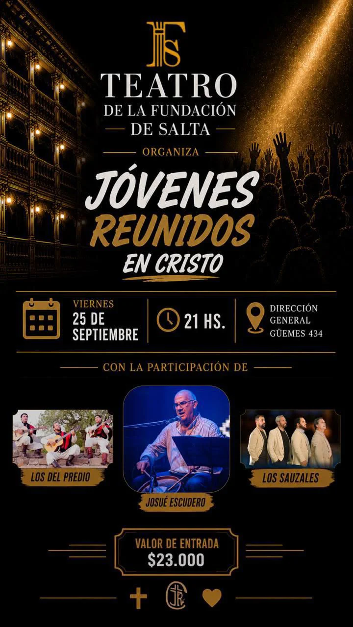 Jóvenes reunidos en Cristo