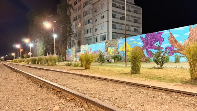 Nueva iluminación Junín y las vías 02